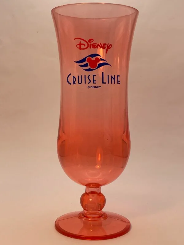 Crafted from durable acrylic, this 14-ounce Disney Cruise Red Hurricane Cup is shaped like a classic hurricane glass. 