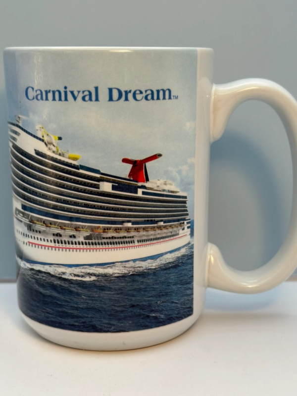 Set sail on a nostalgic voyage every morning with our Carnival Cruise Dream Souvenir Mug. It’s the perfect #cupofmood and a coveted addition.