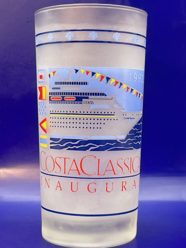 Step back in time and celebrate a piece of cruising history with the Costa Classic Inaugural Souvenir Glass! It’s the perfect vintage cruise #cupofmood.