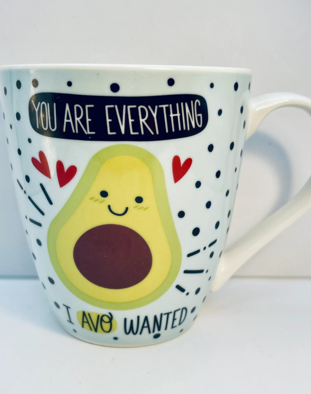 The Pfaltzgraff “You Are Everything I Avo Wanted” Mug is the perfect #cupofmood and ultimate way to start your day with a smile—and a little extra flavor!