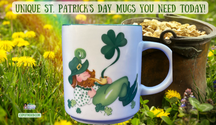 Vintage leprechaun mug featured among collectible unique St. Patrick’s Day mugs