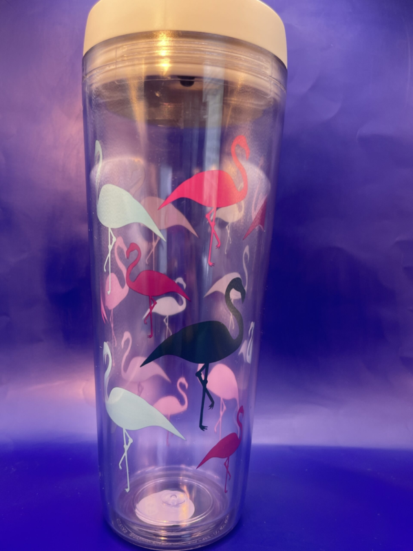 Step into a tropical paradise with this Colorful Flamingo Acrylic Tumbler! It’s the perfect #cupofmood to for keeping you hydrated in style.
Indeed this 32-ounce clear acrylic double-wall insulated Colorful Flamingo Acrylic Tumbler is your perfect companion for keeping your drinks cool and your spirits high.