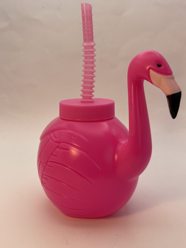 Add a dash of tropical flair to your hydration routine with our whimsical 3D Pink Flamingo Tumbler! It’s the perfect #cupofmood to for keeping you hydrated in style.
Indeed this hot pink acrylic tumbler holds 18 ounces of your favorite beverage.
In fact, it features a playful design that’s shaped like a pink flamingo. Complete with a matching pink lid and straw. This tumbler is as practical as it is fun. Ensuring you stay hydrated in style.