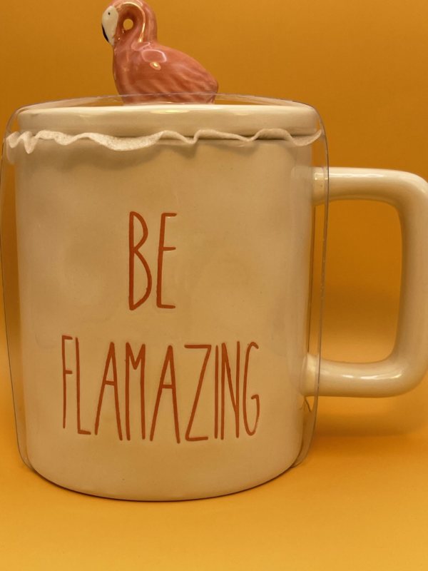 The Be Flamazing Flamingo Mug with Lid by B Harbor Collection is the perfect #cupofmood and a bold and uplifting way to start your day. Featuring a charming flamingo design paired with the cheerful “Be Flamazing” message. This mug inspires positivity while adding a splash of fun to your drinkware collection.