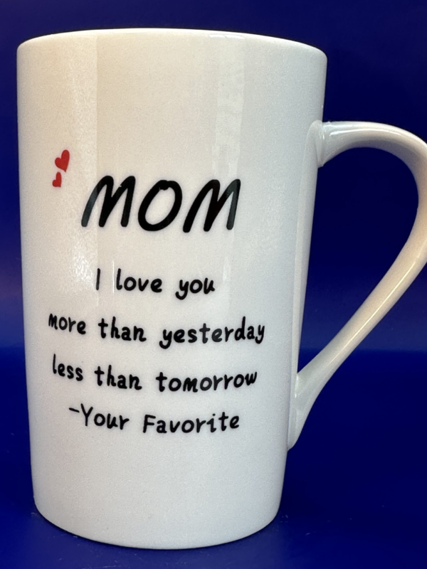 Make every sip a sweet reminder of your unwavering love with our Mom Love Favorite Mug. It’s the perfect #cupofmood and Mother’s Day Gift!

Indeed, this is a delightful addition to CupofMood Shop’s exclusive Mother’s Day Collection.

In fact, crafted from pristine white porcelain. This 12-ounce Mom Love Favorite Mug is more than just a vessel for your favorite beverage.