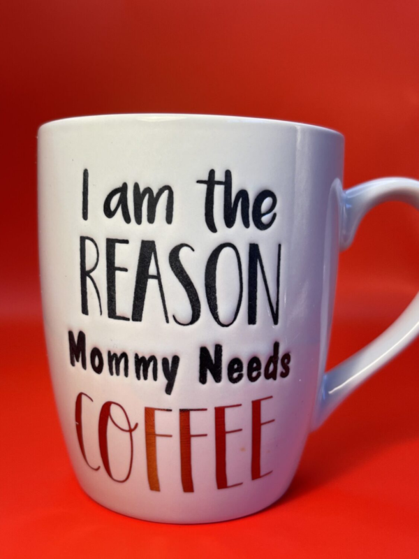 This Mommy Needs Coffee Mug is the perfect #cupofmood for tired moms who need an extra large coffee cup to keep them going. New moms will most certainly appreciate the message and the size on this this Jumbo Coffee Cup for Tired Moms.
