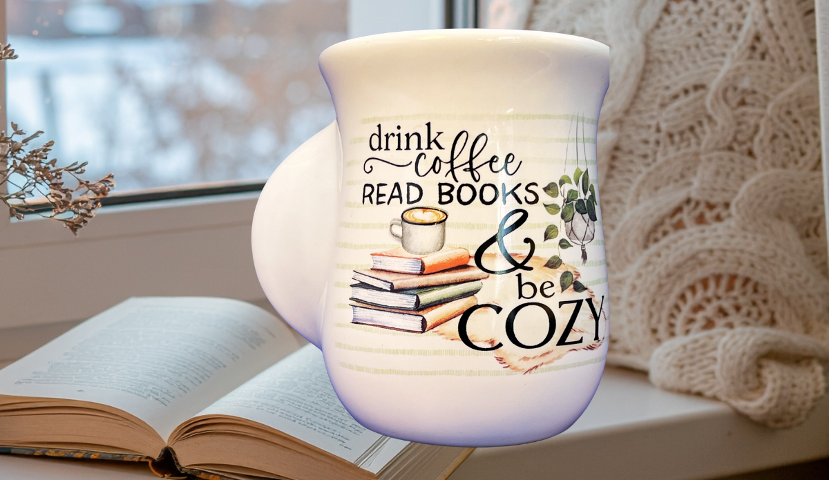 The Drink Coffee Read Books & Be Cozy Handwarmer Mug is the perfect #cupofmood for slowing down and savoring your quiet moments.Right away, this Drink Coffee Read Books & Be Cozy Mug wraps your routine in warmth and intention. Its soft design and comforting message create a peaceful pause with every sip. In fact, this mug turns your coffee time into a cozy ritual you’ll look forward to daily.