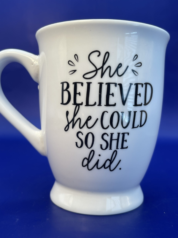 
Elevate your daily sips with the She Believed Mug by mudpie. It’s the perfect #cupofmood a timeless masterpiece from our Boss Lady Collection.