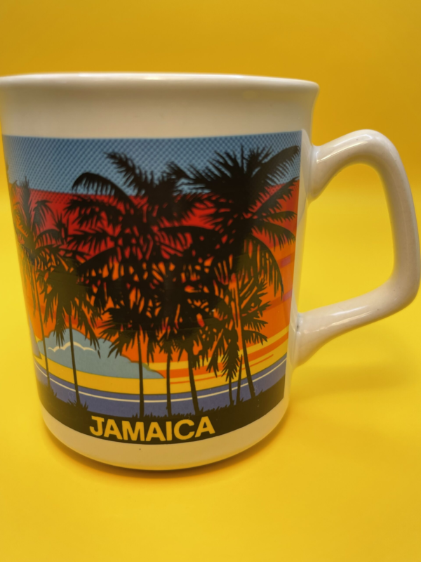 This whimsical Jamaica Beach Scene Mug is the perfect #cupofmood to remember your fabulous beach vacation trip to Jamaica.