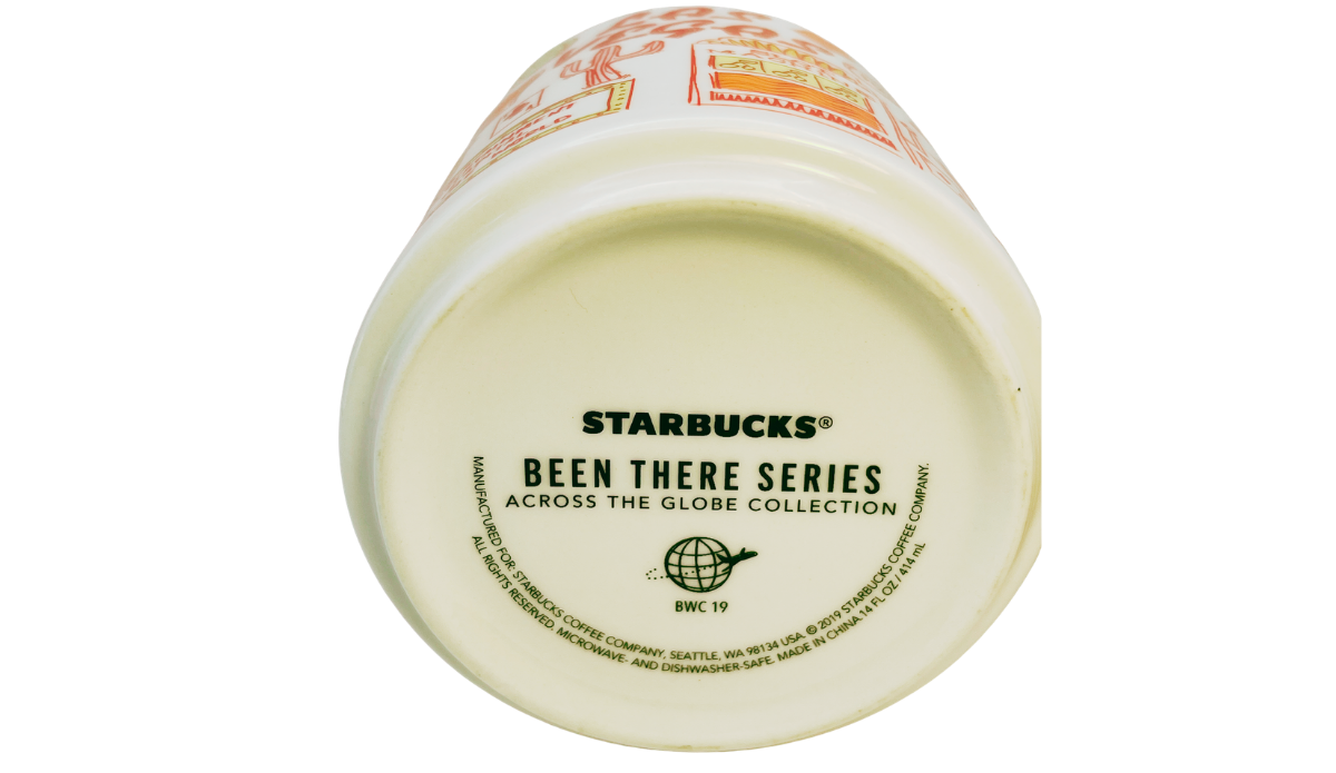 Starbucks Las Vegas Been There Series Mug bottom stamp Across the Globe collection