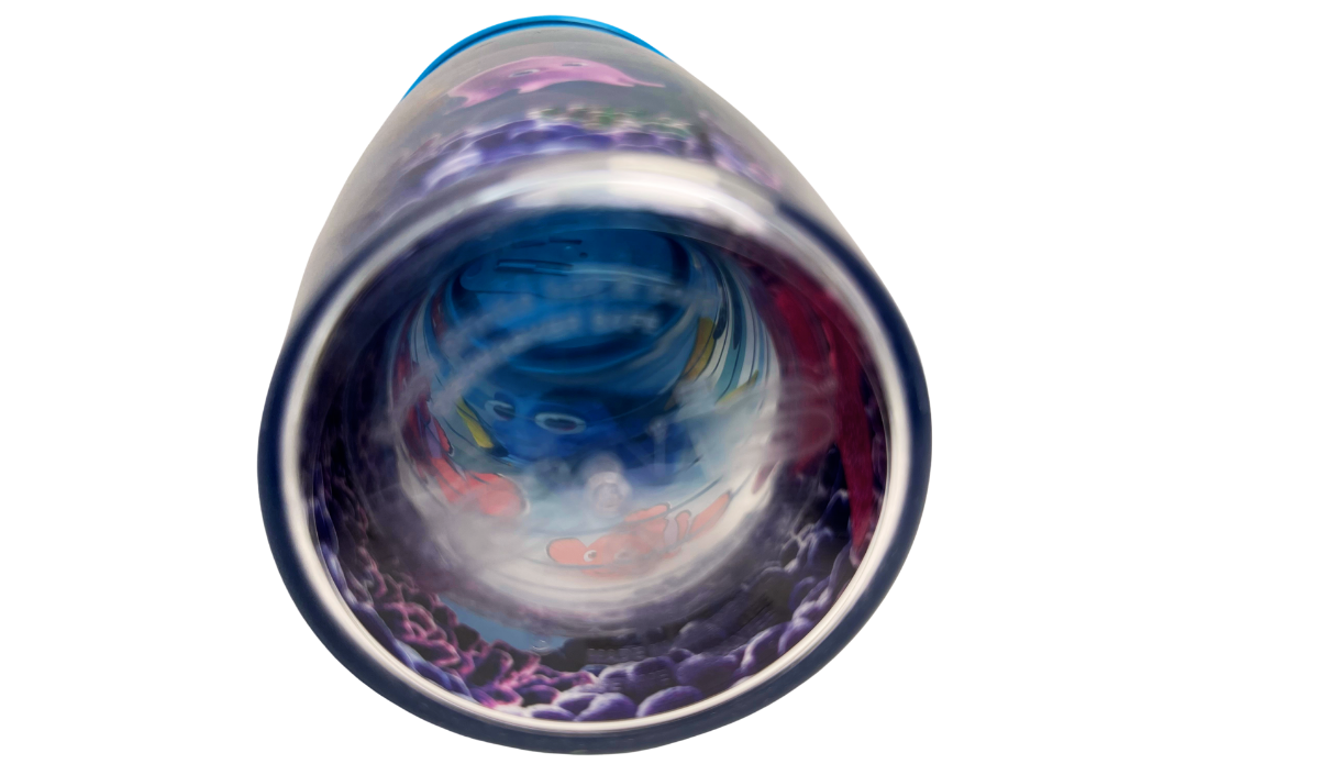 Disney Finding Nemo Tervis Tumbler bottom view with character artwork visible through clear base